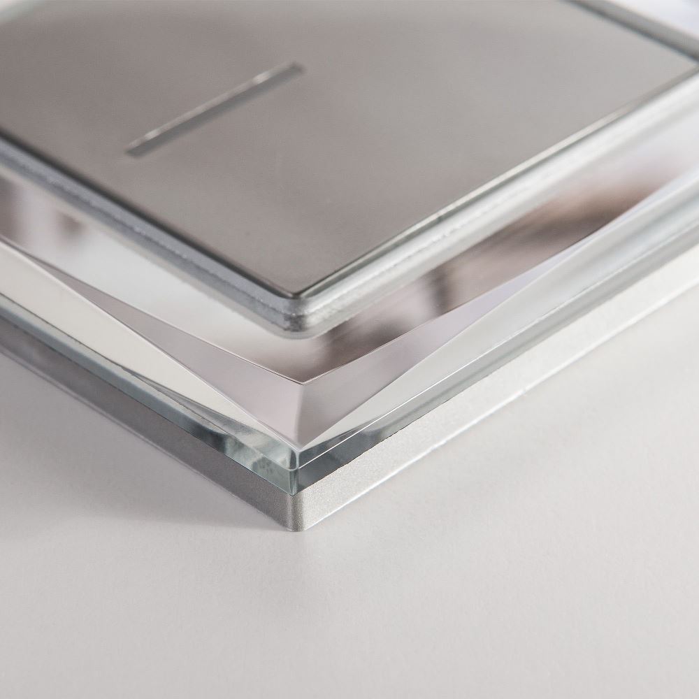 Рамка стеклянная Werkel Diamant на 1 пост Зеркальный W0011220 — изображение 3