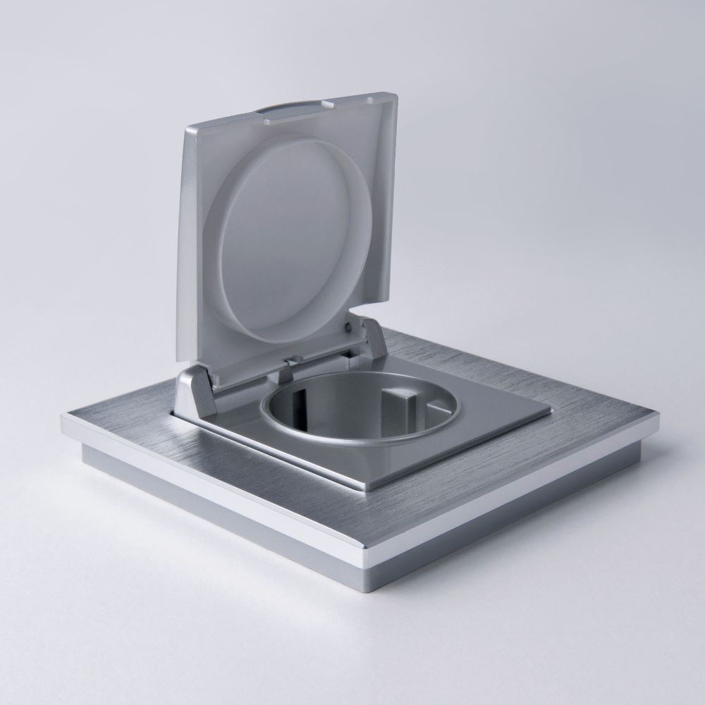 Рамка из металла Werkel Aluminium на 1 пост Алюминий W0011706 — изображение 3