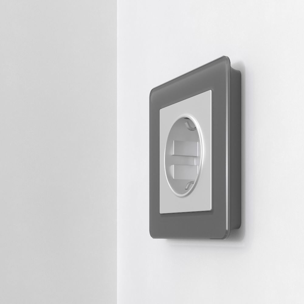 Рамка акриловая Werkel Acrylic на 1 пост Графит W0012704 — изображение 2