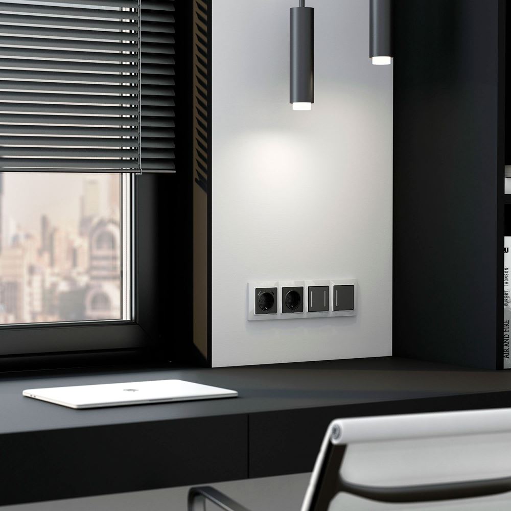 Рамка из поликарбоната Werkel Snabb basic на 4 поста Белый W0042001 — изображение 2