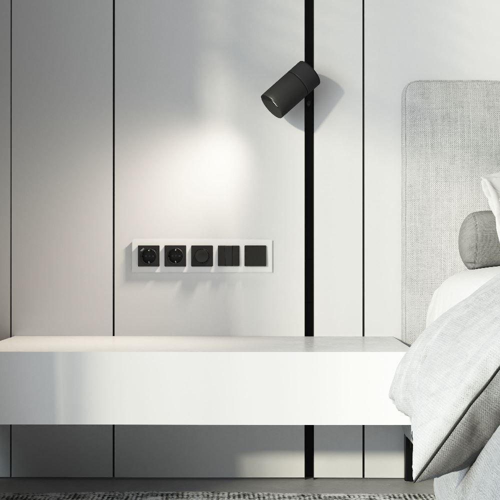 Рамка стеклянная Werkel Senso на 5 постов soft-touch Белый W0053101 — изображение 3