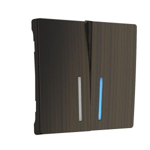 Набор клавиш для выключателя двухклавишного Werkel c подсветкой Бронза W1129112