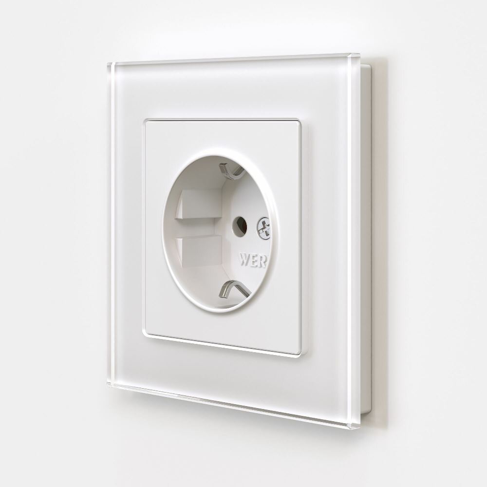 Розетка встраиваемая Werkel с заземлением Белый матовый W1171061 — изображение 2