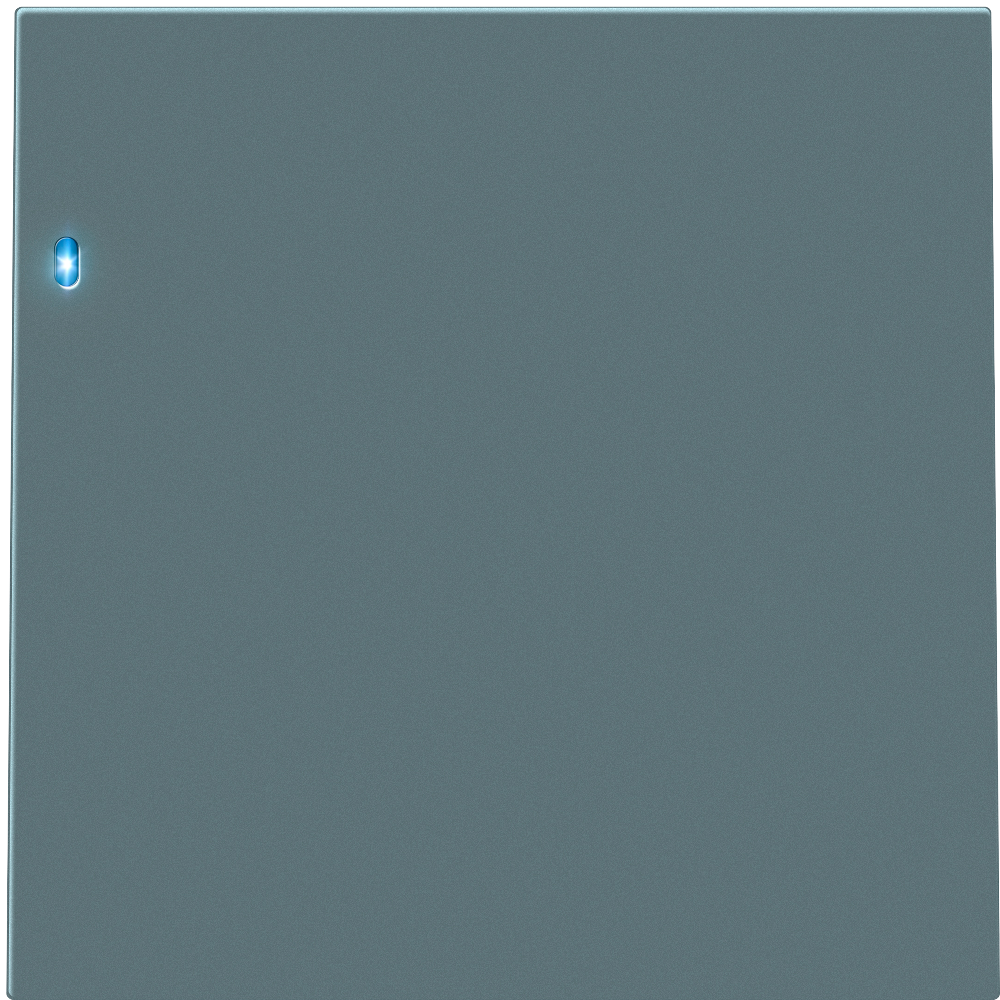 Выключатель одноклавишный встраиваемый Donel R98 с подсветкой Изумруд матовый DA03101-DA29039 — изображение 2