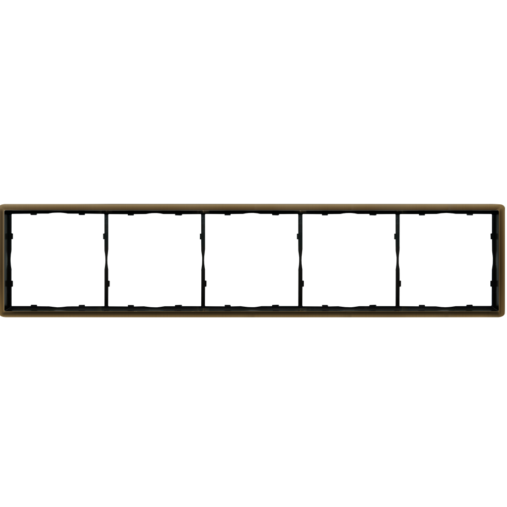 Рамка из металла Donel R98 Metal на 5 постов Латунь DA215ME