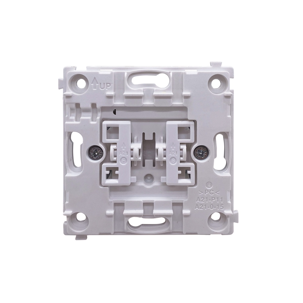 Выключатель двухклавишный встраиваемый Donel R98 звонкового типа Белый матовый DA25100-DA29533 — изображение 5