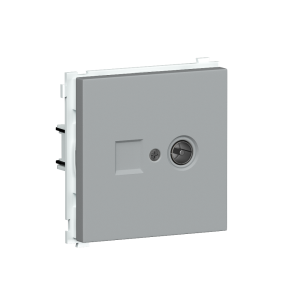 ТВ-розетка встраиваемая оконечная Donel R98 Серый матовый DA30100-DA87940