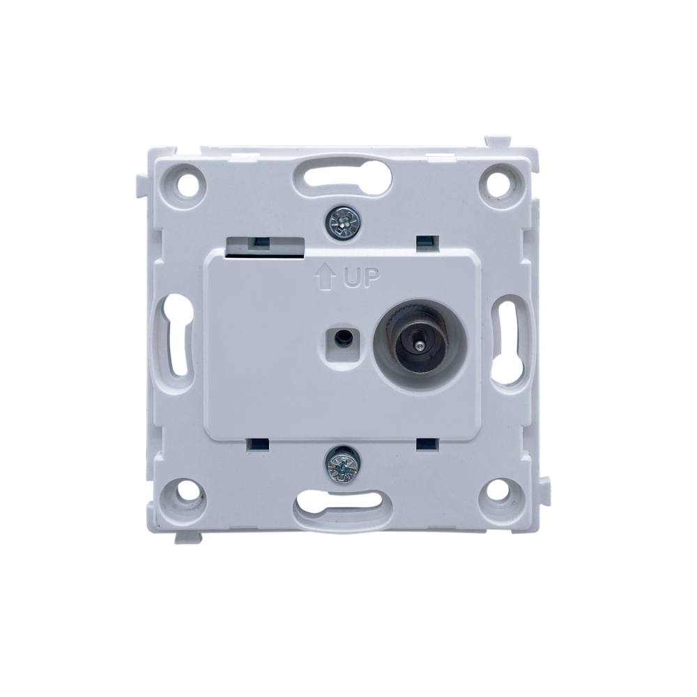 ТВ-розетка встраиваемая оконечная Donel R98 Metal Золото матовое DA30100-DA879BR — изображение 5