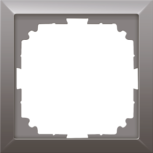 Рамка промежуточная Donel R98 для монтажа устройств Сталь матовая DA40837