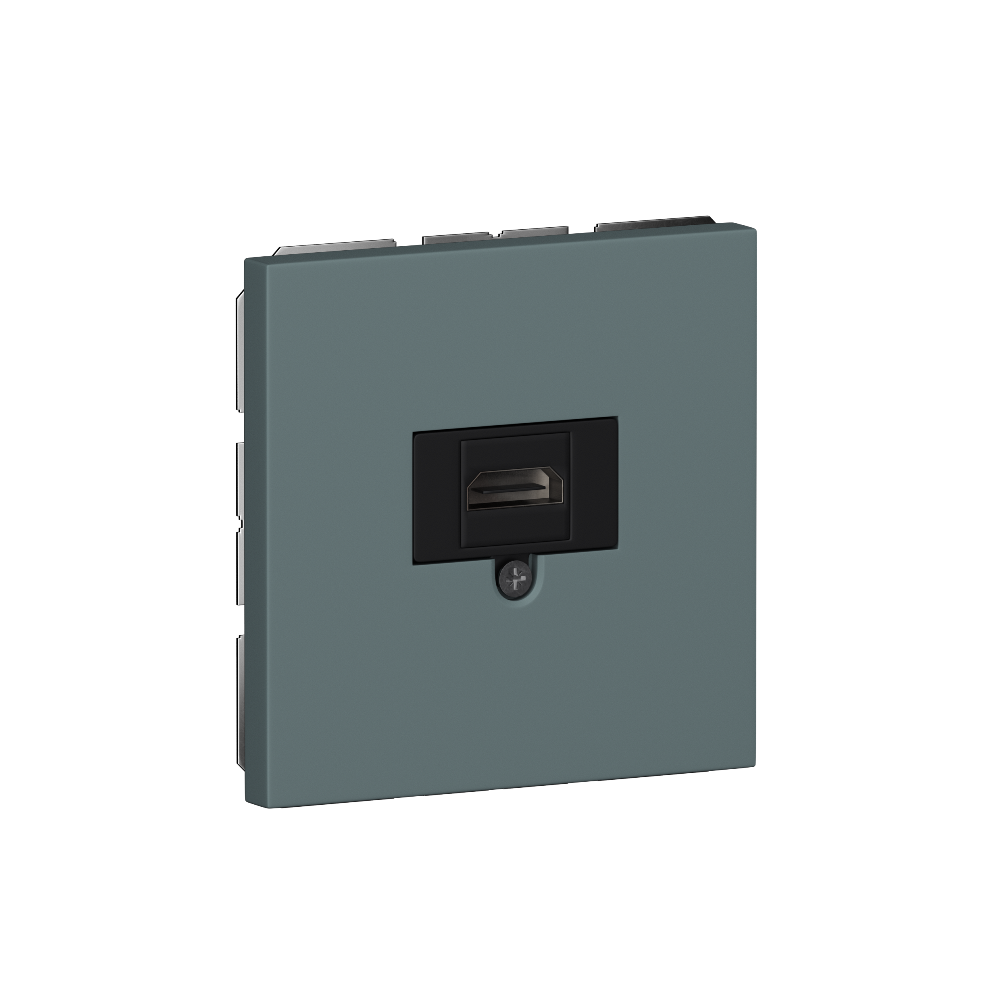 Розетка встраиваемая HDMI Donel R98 2.0a Изумруд матовый STRS20A-DA27639