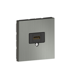 Розетка встраиваемая HDMI Donel R98 Metal 2.0a Никель STRS20A-DA276NB