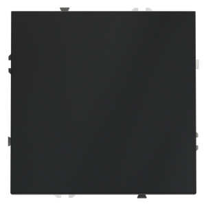 Выключатель одноклавишный встраиваемый Voltum S70 Графит VLS010107