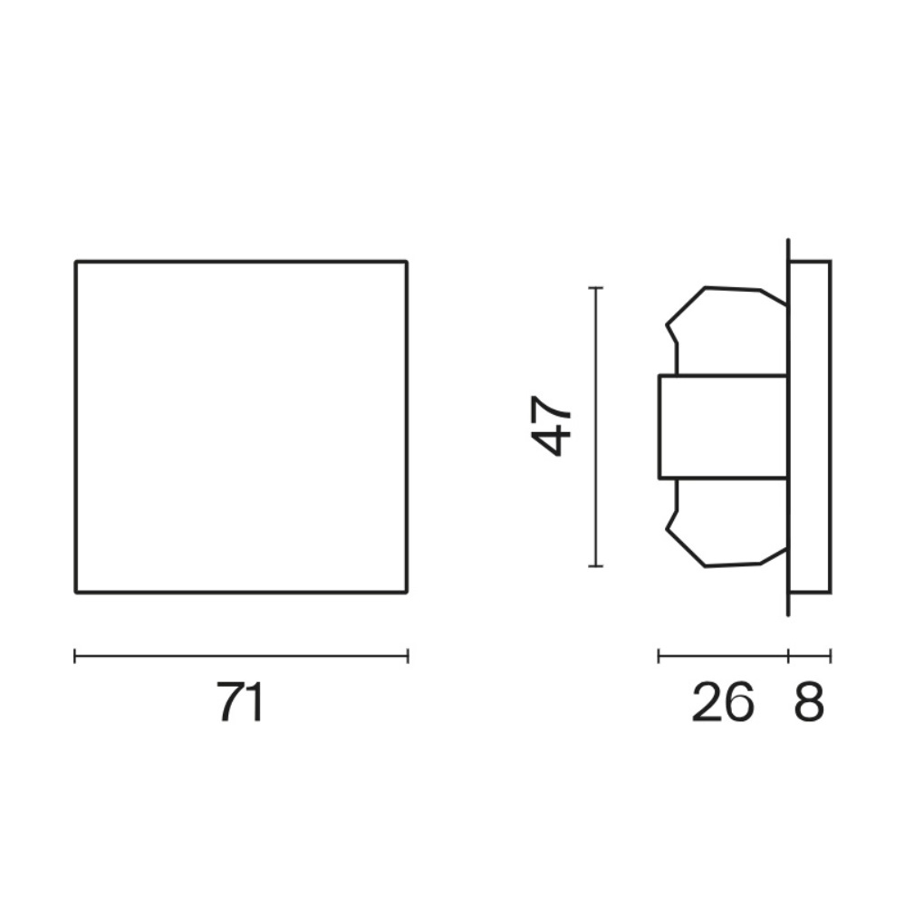 Выключатель одноклавишный встраиваемый проходной Voltum S70 Белый матовый VLS010302 — изображение 5