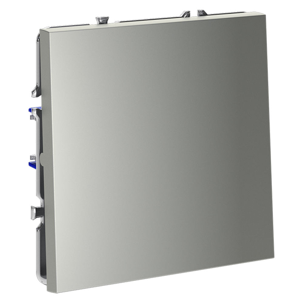 Выключатель одноклавишный встраиваемый проходной Voltum S70 Сталь VLS010305 — изображение 2