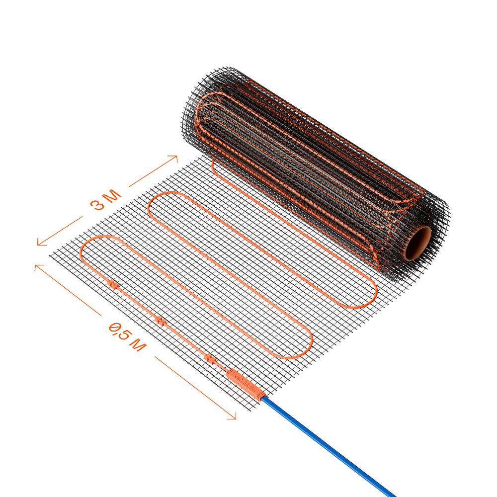 Нагревательный мат Voltum Т200 1,5 VLT01-200-1.5 — изображение 2